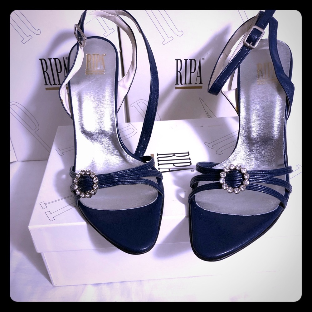 RIPA Blue Navy Heels